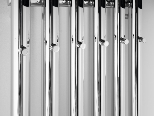 Sapho PILON fürdőszobai radiátor, 6 fogassal, 418x1800mm, króm IZ130T
