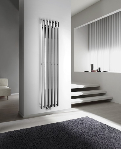 Sapho PILON fürdőszobai radiátor, 6 fogassal, 418x1800mm, króm IZ130T