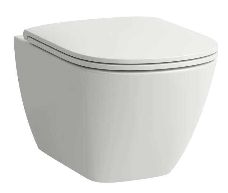 Laufen LUA Combipack Silent Flush fali wc lecsapódásgátló ülőkével, fehér H8660820000001