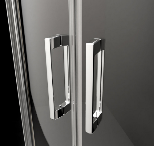 Radaway Premium Pro KDJ szögletes zuhanykabin ajtó része balos, 100 cm, króm 1015100-01-01L