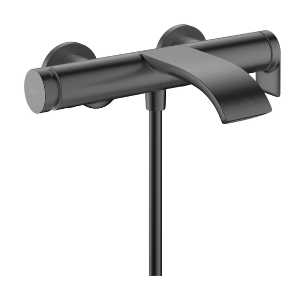 Hansgrohe Vivenis egykaros fali kádcsaptelep, szálcsiszolt fekete króm 75420340