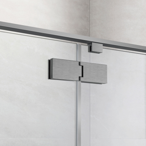 Wellis Mika 120×90 cm szögletes zuhanykabin, szálcsiszolt grafit WC00570