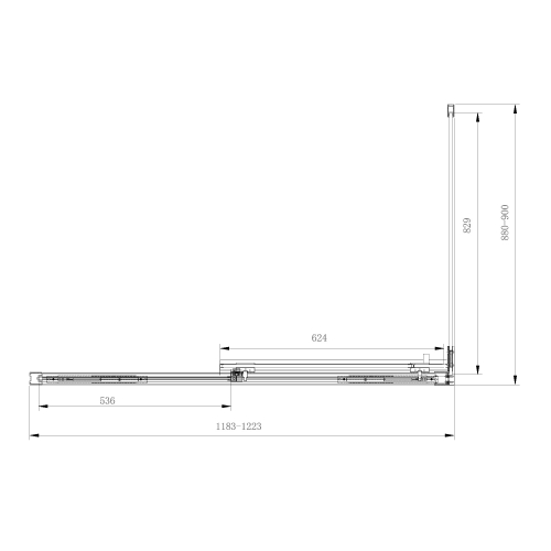 Wellis Clara 120×90 cm szögletes zuhanykabin, szálcsiszolt vörös arany WC00575
