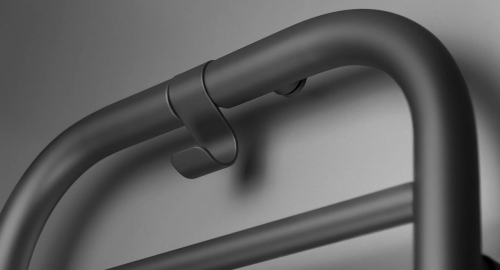 Deante Silia fürdőszoba radiátor 1210x500 mm, matt titánium AGI_DG41