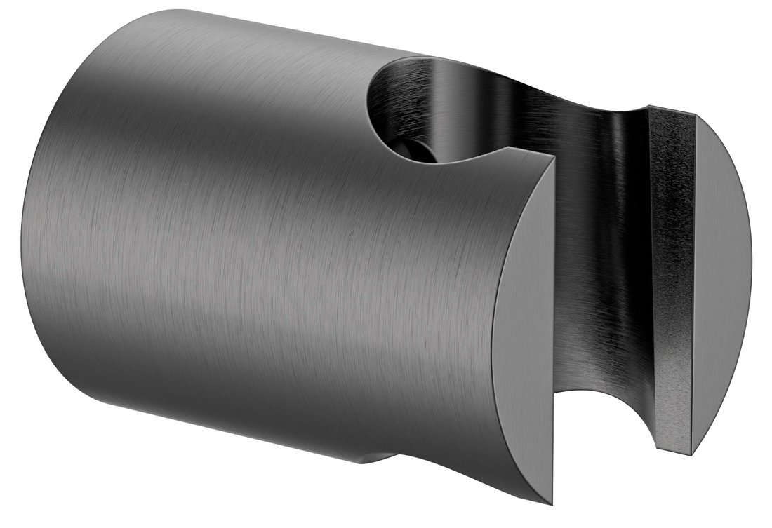 Sapho kerek kézizuhanytartó, gun metal 1205-15GM