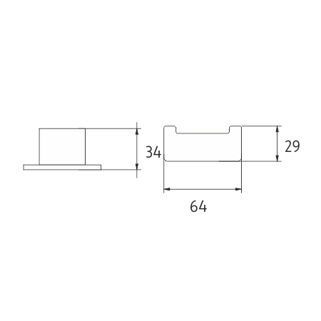Roltechnik NIMCO Kibo Black dupla fogas, matt fekete KI 14053-90