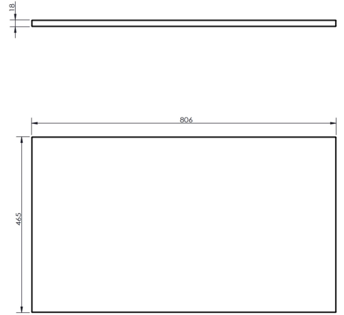 Mexen Rivel 80 cm fürdőszobai szekrény pulttal, 2 fiók, bordázott, dió - 91A20-08047-2-BFFC86
