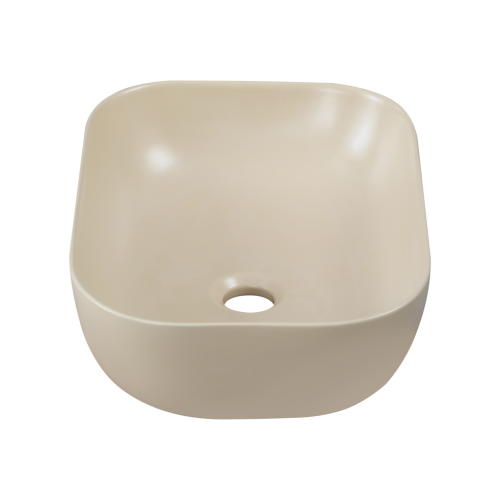 Invena VITORIA 45x32 cm pultra ültethető mosdó, cappuccino CE-48-008-Y