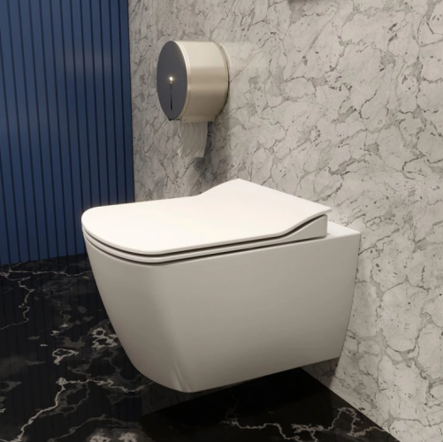 Creavit Elegant EG321 bidés perem nélküli fali wc hidegvizes csappal EG321-34CB00E-0011
