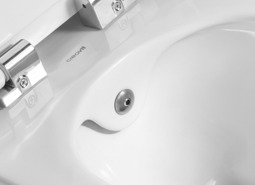 Creavit Elegant EG321 bidés perem nélküli fali wc hidegvizes csappal EG321-34CB00E-0011