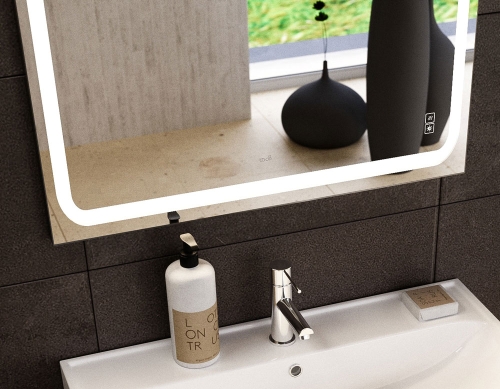 Tboss Floating Mirror Odis 90x80 cm tükör LED világítással