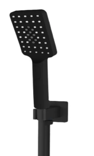 Wellis Mamba zuhanyszett fali csatlakozóval, matt fekete WZ00106