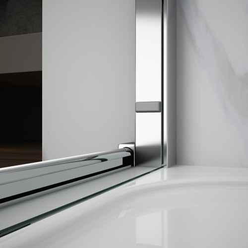 Sapho GELCO SPIRIT 120 cm zuhanyajtó transzparent üveggel, króm GI1012