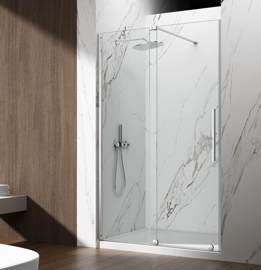 Sapho GELCO SPIRIT 150 cm zuhanyajtó transzparent üveggel, króm GI1015