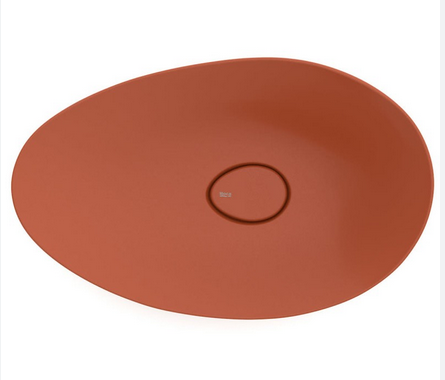 Roca Ohtake 62,5x38,5 cm pultra ültethető mosdó, terracota A327A1PTC0