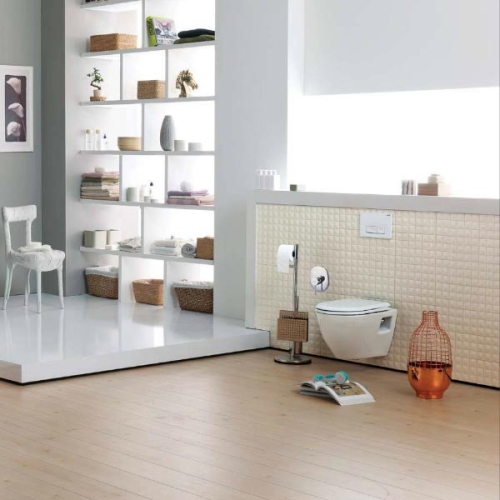 Creavit Terra perem nélküli falra szerelhető wc Bidé2in1, fehér TP329-00CB00E-0000
