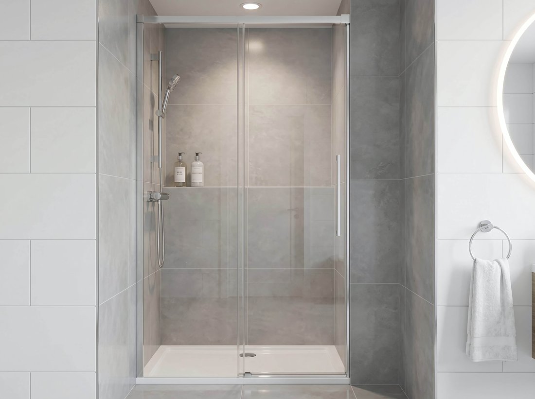 Sapho GELCO LUXOR 130 cm zuhanyajtó transzparent üveggel, króm GU1213CH