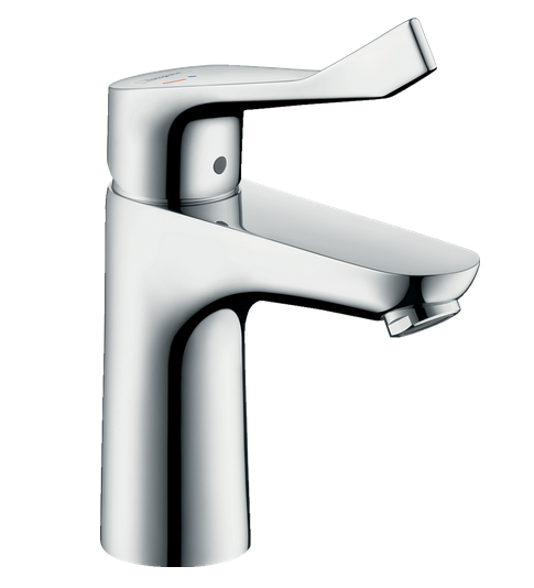 Hansgrohe Focus egykaros mosdócsaptelep 100 CoolStart extra hosszú fogantyúval, falsíkon kívüli szereléshez 31917000
