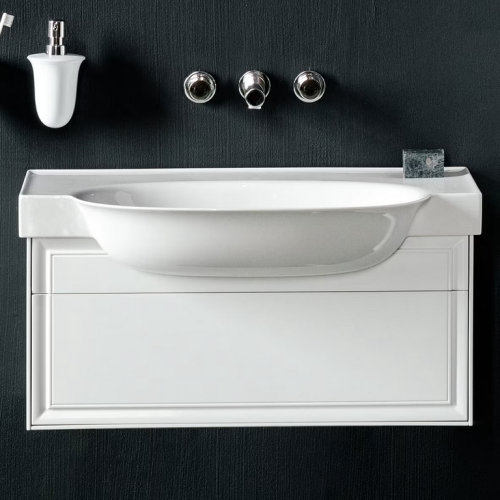 Laufen The New Classic mosdó 80 x 48 cm csaplyuk és túlfolyó nélkül H8138550001421 (K)