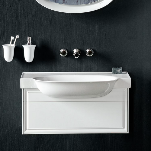 Laufen The New Classic mosdó 80 x 48 cm csaplyuk és túlfolyó nélkül H8138550001421 (K)