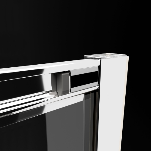 Radaway Premium Pro DWJ 120 cm balos zuhanyajtó, króm 1014120-01-01L