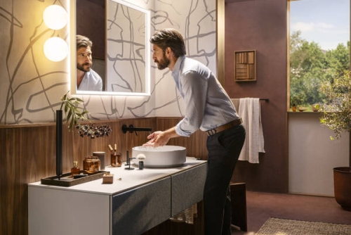 Hansgrohe Xuniva Evo S 40 cm pultra ültethető mosdó, matt homokszín 60323780