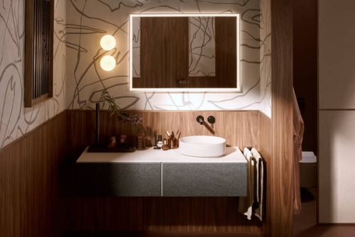 Hansgrohe Xuniva Evo S 40 cm pultra ültethető mosdó, matt homokszín 60323780