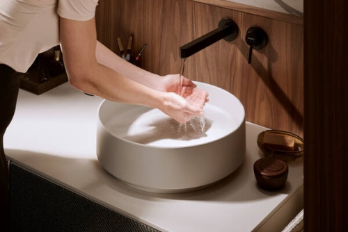 Hansgrohe Xuniva Evo S 40 cm pultra ültethető mosdó, matt homokszín 60323780