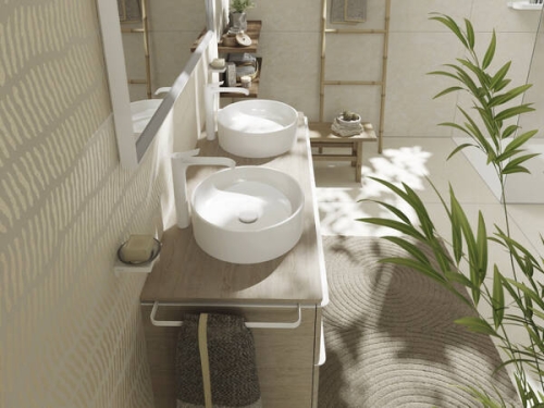 Hansgrohe Xuniva S 40 cm pultra ültethető mosdó, fehér 60164450