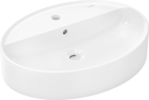 Hansgrohe Xuniva D 60x45 cm pultra ültethető mosdó, fehér 60170450