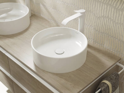 Hansgrohe Xuniva S SmartClean 40 cm pultra ültethető mosdó, fehér 61071450