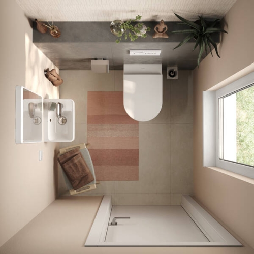Hansgrohe Xanuia Q SmartClean 36x25 cm jobbos kézmosó, fehér 61006450