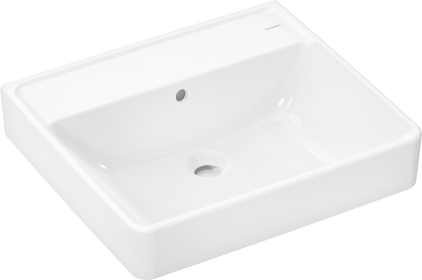 Hansgrohe Xanuia Q 55x48 cm fali mosdó csaplyuk nélkül, fehér 60235450