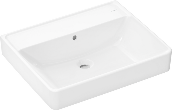 Hansgrohe Xanuia Q SmartClean 60x48 cm fali mosdó csaplyuk nélkül, fehér 61149450