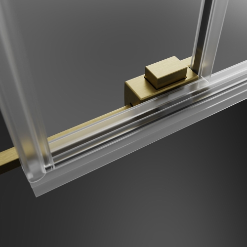Radaway Idea Brushed Gold KDD 110 cm balos zuhanykabin ajtó, szálcsiszolt arany 387063-99-01L