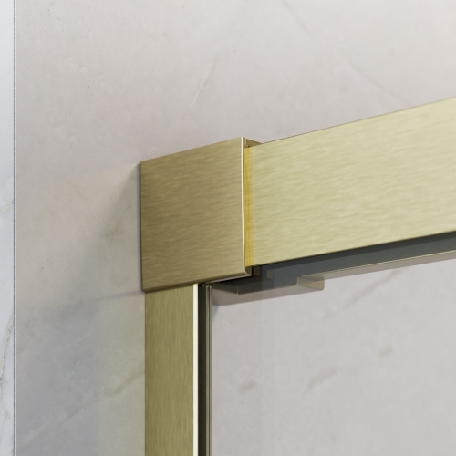 Radaway Idea Brushed Gold KDD 110 cm balos zuhanykabin ajtó, szálcsiszolt arany 387063-99-01L