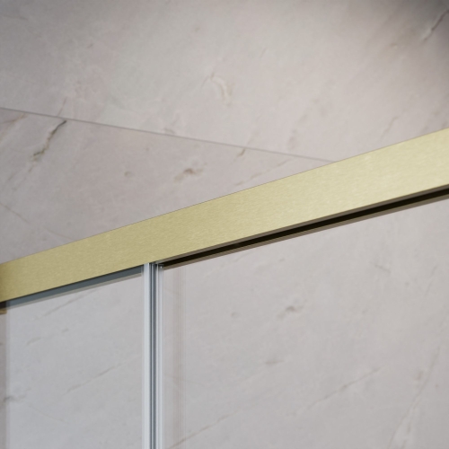 Radaway Idea Brushed Gold KDD 90 cm jobbos zuhanykabin ajtó, szálcsiszolt arany 387060-99-01R