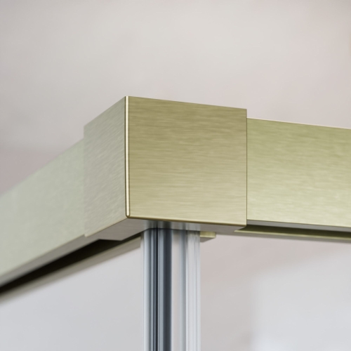 Radaway Idea Brushed Gold KDD 90 cm jobbos zuhanykabin ajtó, szálcsiszolt arany 387060-99-01R
