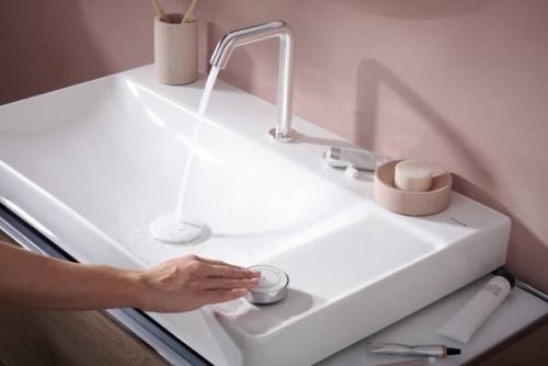 Hansgrohe Xelu Q 80x48 cm jobbos fali mosdó 2 csaplyukkal, fehér 60319450