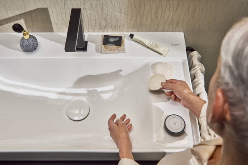 Hansgrohe Xelu Q SmartClean 80x48 cm jobbos fali mosdó 2 csaplyukkal, fehér 61025450