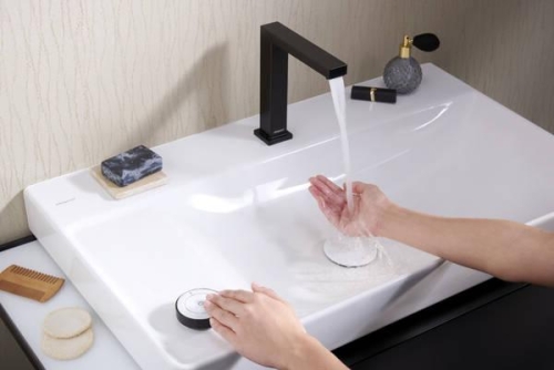 Hansgrohe Xelu Q SmartClean 80x48 cm balos fali mosdó 2 csaplyukkal, fehér 61031450