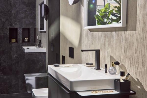Hansgrohe Xelu Q SmartClean 80x48 cm balos fali mosdó 2 csaplyukkal, fehér 61031450