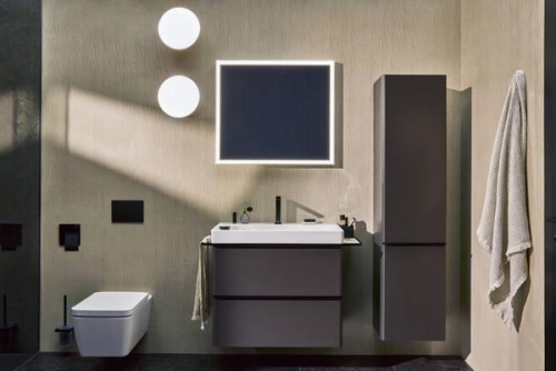 Hansgrohe Xelu Q SmartClean 80x48 cm balos fali mosdó 2 csaplyukkal, fehér 61031450