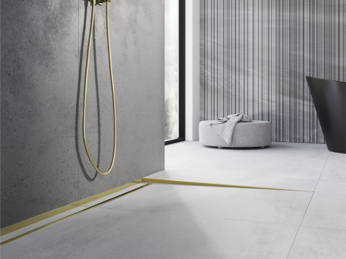 Mexen Line-B lejtést beállító léc 120 cm jobb, fényes arany 185001120R