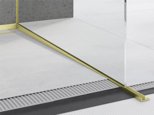 Mexen Line-B lejtést beállító léc 120 cm jobb, szálcsiszolt arany 185501120R