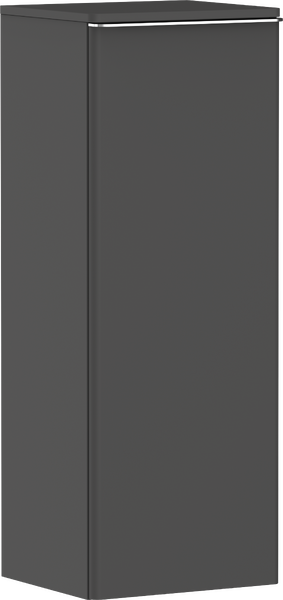 Hansgrohe Xelu Q 40 cm balos közepes kiegészítő szekrény króm fogantyúval, matt gyémántszürke 54128000