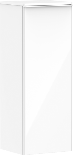 Hansgrohe Xelu Q 40 cm jobbos közepes kiegészítő szekrény matt fehér fogantyúval, magasfényű fehér 54131700