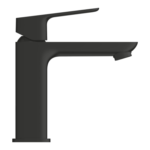 GROHE Cubeo egykaros mosdócsaptelep M-es méret klikk-klakkos leeresztővel, matt fekete 1017522430