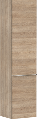 Hansgrohe Xelu Q 40 cm balos magas kiegészítő szekrény króm fogantyúval, természetes tölgy 54137000