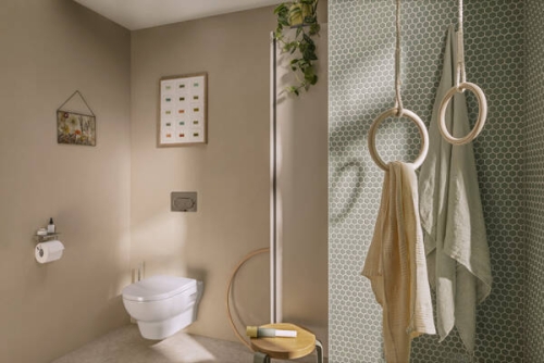Hansgrohe GladeLake S AquaChannel Flush fali WC, fehér 60106450
